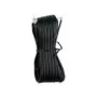Cavo telefonico Helos 014067 6 m nero trasparente