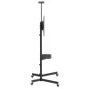 Supporto / carrello TV Maclean, ripiano per camera, su ruote, 37-70, carico max 45 kg / ripiano 5 kg, VESA max 600x400, MC-113 B