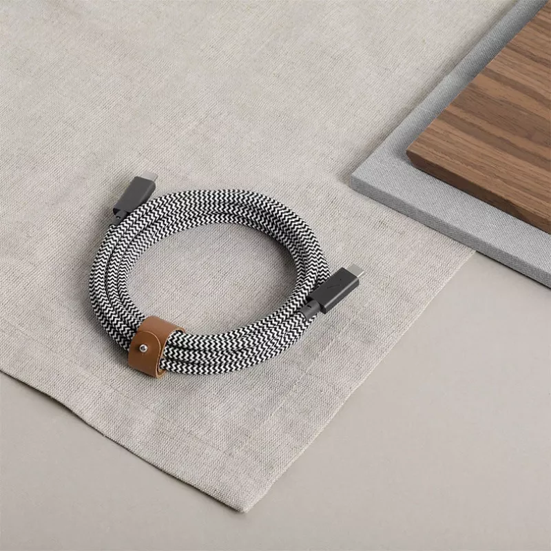 Cavo USB-C su USB-C Native Union Belt Cavo Pro 240W, 2,4 m, USB 2.0, 0,48 Gbit/s, verde