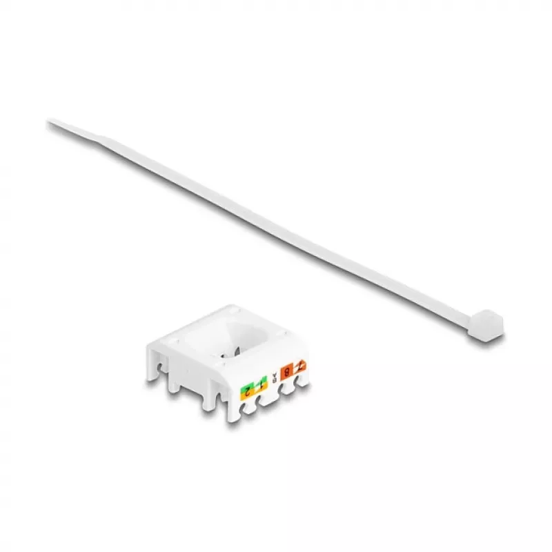 Modulo keystone DeLOCK RJ45 femmina su LSA Cat.6A sottile senza utensili
