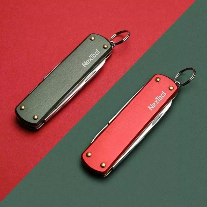 Coltello tascabile mini NexTool NE0142 4-in-1 rosso