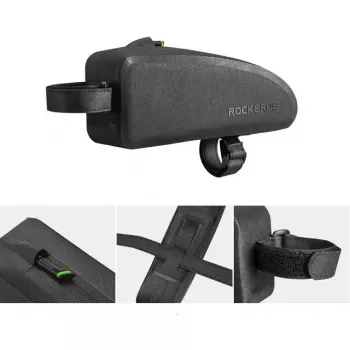 Rockbros AS-019-1 Borsa da telaio per bici impermeabile 1,6 l nero