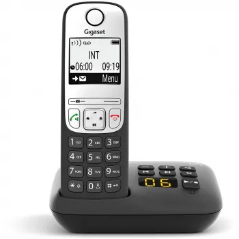 Gigaset A690A - Telefono analogico/DECT - Cordless - Vivavoce - 100 voci - nero (S30852-H2830-B101)
