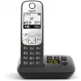 Gigaset A690A - Telefono analogico/DECT - Cordless - Vivavoce - 100 voci - nero (S30852-H2830-B101)