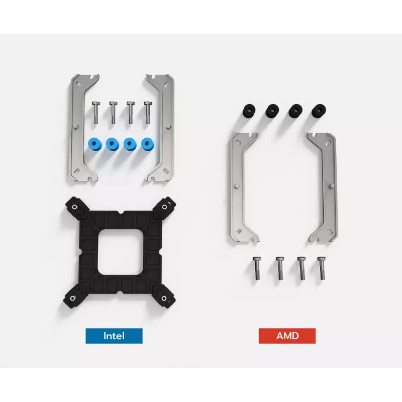 Montech NX400 dissipatore ad aria per CPU, multi socket, 120 mm, bianco