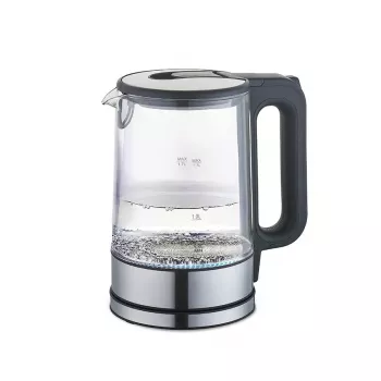 Bollitore Maestro MR-053 1,7 l 2200 W corpo in vetro nero con indicatore del livello dell'acqua