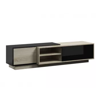 Mobile TV Cama SIGMA1 180 rovere Sonoma/nero lucido