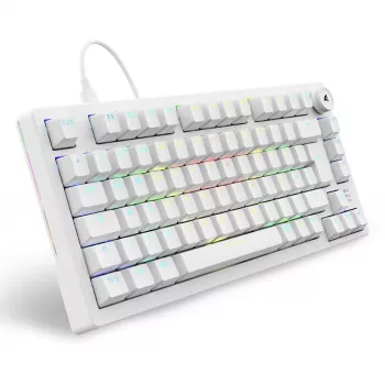 Sharkoon SGK25 75% QWERTZ USB Tastiera cablata RGB LED bianco
