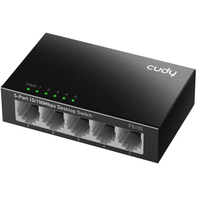 Switch unmanaged Cudy FS105 5 porte Fast Ethernet 10/100 nero