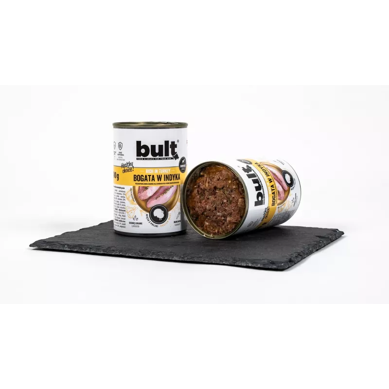 BULT ricco di tacchino – cibo umido per cani – 400 g