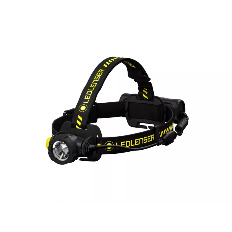 Ledlenser 502195 torcia nera, gialla torcia frontale LED