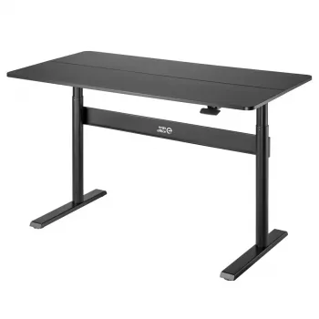 Scrivania ergonomica con piano, pistone a gas, regolabile in altezza, per lavorare in piedi e seduti, altezza max 115 cm, ER