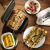 Grill elettrico compatto Petra PT4366GRYDEKFDIR con rivestimento antiaderente
