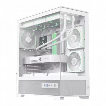 Case Gamemax | VISTA 2 AW | bianco | Midi-Tower | alimentatore non incluso