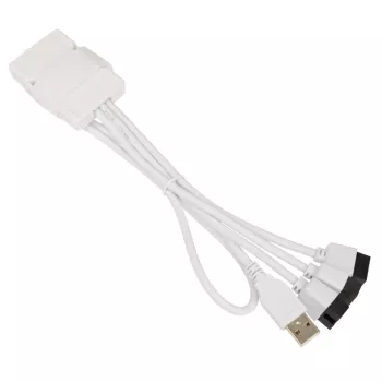 Hub USB Lian Li PW-U2TPAW connettore maschio Type-A 1-a-3 IDC 9-Pin