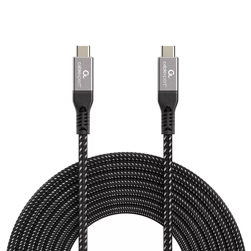 Cavo USB-C a USB-C GEMBIRD CCBP-USB4-CMCM240 1,5 m, USB4 Gen 3x2, 40 Gbit/s, 240 W, nero
