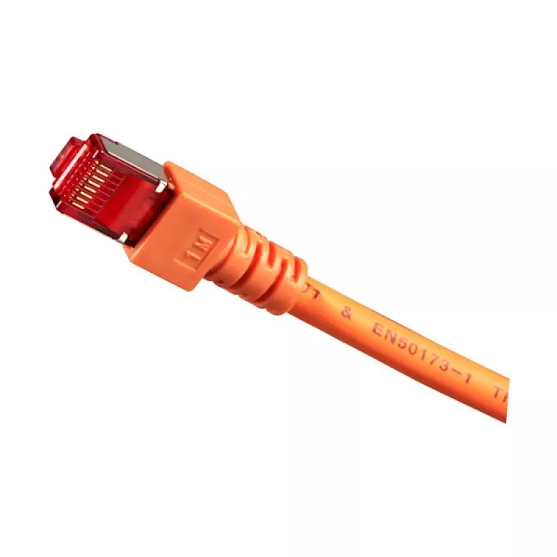 Cavo patch RJ45 Cat.6 S/FTP LSZH arancione 0,25m EFB-Elektronik (K5516.0,25)