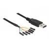 Cavo USB DeLOCK 1,8 m USB2.0-A/TTL 6 poli nero