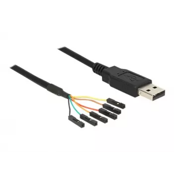 Cavo USB DeLOCK 1,8 m USB2.0-A/TTL 6 poli nero