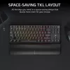 Corsair K70 CORE TKL tastiera Gaming USB + RF Wireless + Bluetooth QWERTZ tedesco nero