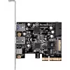 SilverStone ECU05 - adattatore USB - PCIe 2.0 x2 low profile - USB 3.1 Type-C x 1 + USB3.0 x 2 + USB3.0 (interno) x 2 (SST-ECU05)