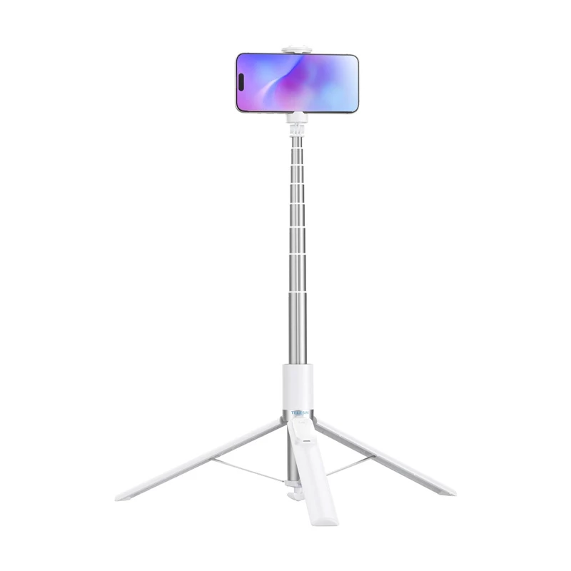 Treppiede selfie Telesin 1,8 m — supporto a 3 gambe regolabile per fotocamere e smartphone