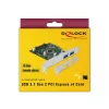 Scheda PCI Express x4 Delock con 2 porte USB 3.1 Gen 2 Type-A esterne (90298)