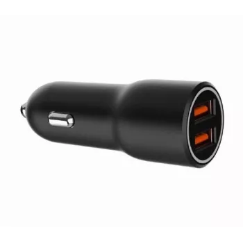 Caricabatterie da auto per dispositivi mobili Gembird TA-UC-A2QC36-CAR-01, 36 W, 12–24 V, accendisigari, nero