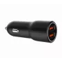 Caricabatterie da auto per dispositivi mobili Gembird TA-UC-A2QC36-CAR-01, 36 W, 12–24 V, accendisigari, nero