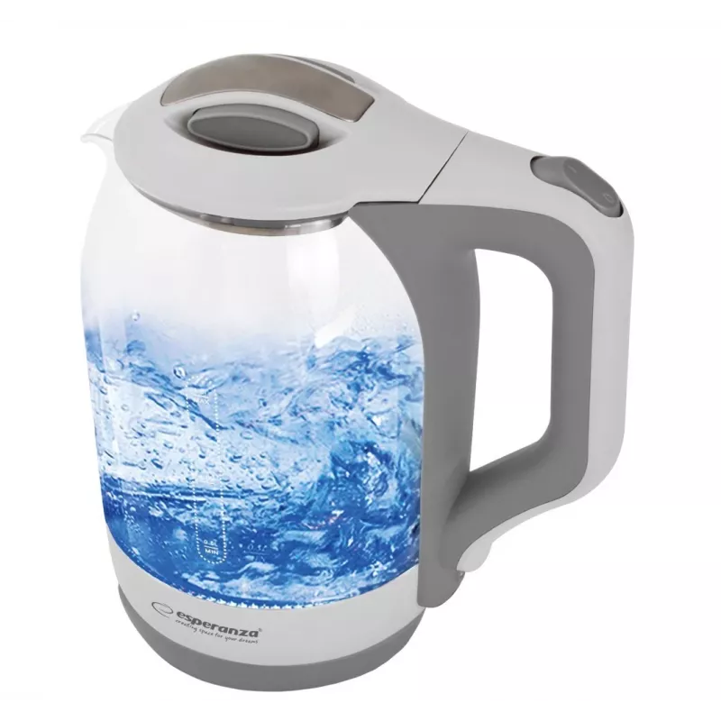 Bollitore elettrico Esperanza 1,7 L 1500 W bianco multicolore