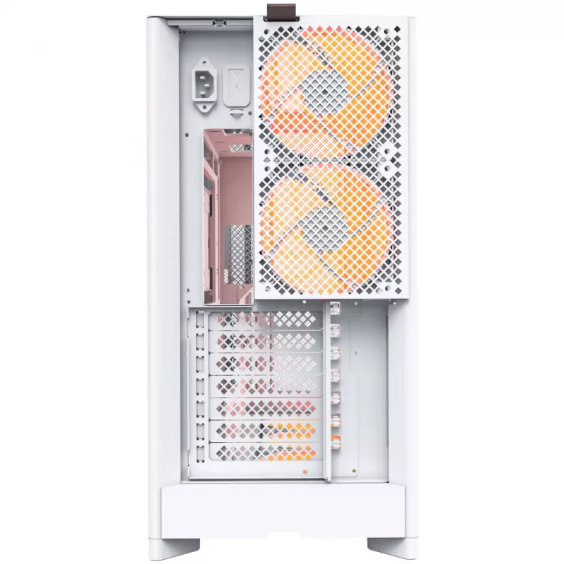 Case PC Montech HS01 PRO Midi Tower bianco