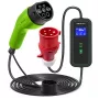 Caricabatterie mobile EV Qoltec regolabile 2in1 Type2 | 11kW | CEE 5 PIN | LCD | 3 fasi | portatile | wallbox | 5m