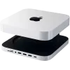 Satechi supporto e hub in alluminio USB Type-C per Apple Mac mini (argento)