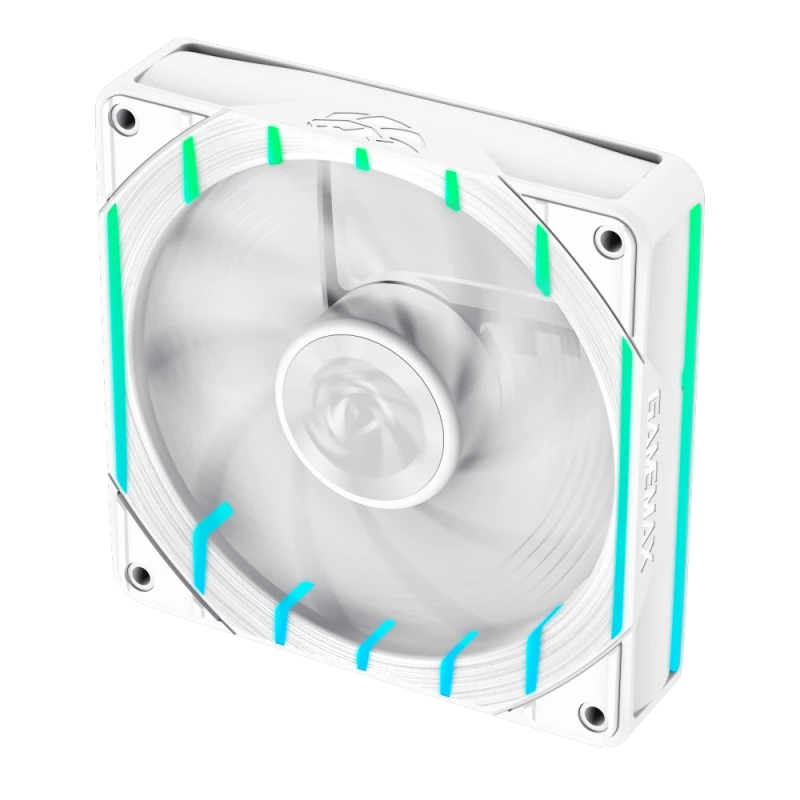 GAMEMAX TORNADO T12 ARGB-RW ventola per case 120mm bianca con pale inverse