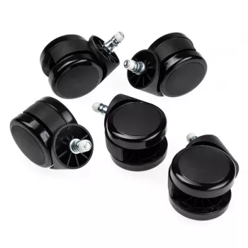 noblechairs rotelle per pavimenti duri V2 - 60 mm con blocco automatico