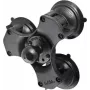 RAM Mounts RAP-365-224-1U base con tre ventose con sfera da 1,5 pollici (3,81 cm), ventose da 3,3 pollici