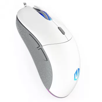 ENDORFY GEM Plus Onyx White mouse gaming per destrimani USB Type-C ottico 19000 DPI