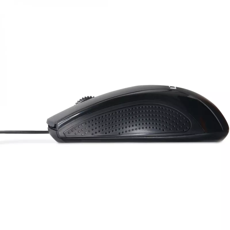 DICOTA - mouse - ambidestro - laser - 3 tasti - con filo - USB - nero (D32011)