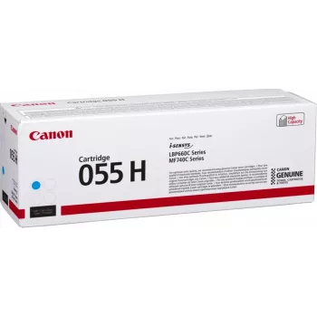 Cartuccia toner Canon 055H 1 pezzo originale ciano