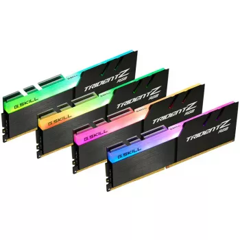 DIMM 32 GB DDR4-3600 (4x 8 GB) Quad-Kit, memoria nero, F4-3600C16Q-32GTZRC, Trident Z RGB, INTEL XMP