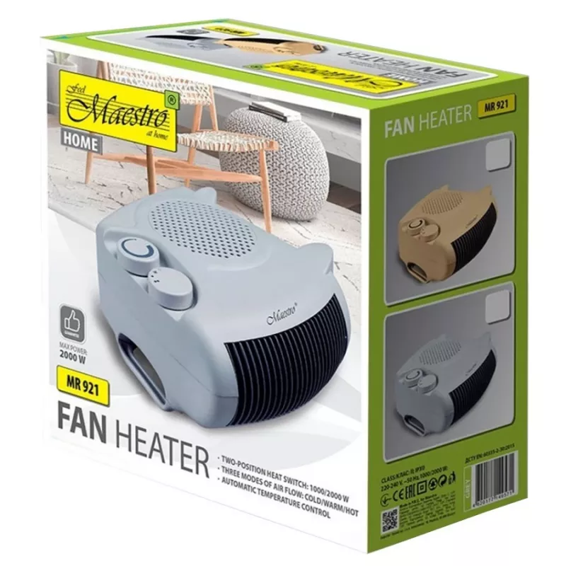 MAESTRO THERMO TERMOVENTILATORE 2000W grigio