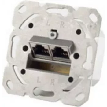 Presa di rete RJ-45 ShiverPeaks BS74280 — categoria 6a, metallica