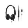 Cuffie/headset Lenovo 4XD1M45626 con filo, archetto, USB Type-C, nero