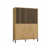 KAMARO 4DK stretto/GŁ rovere ARTISAN VETRINA