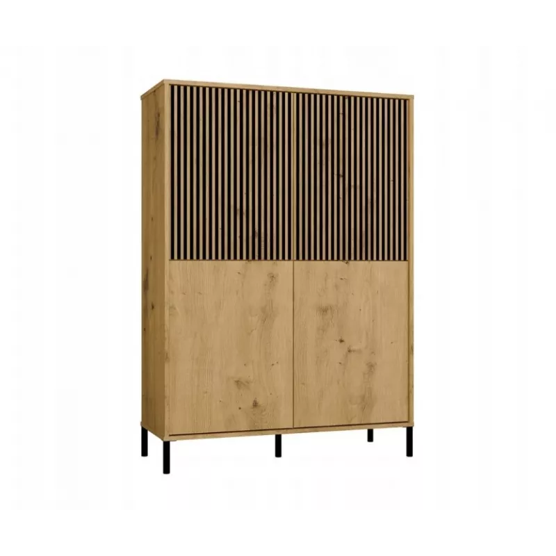 KAMARO 4DK stretto/GŁ rovere ARTISAN VETRINA