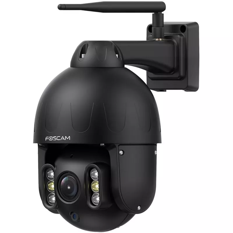 Foscam SD8P telecamera Wi-Fi da esterno con funzione pan e tilt, 8 MP (3840x2160), nera