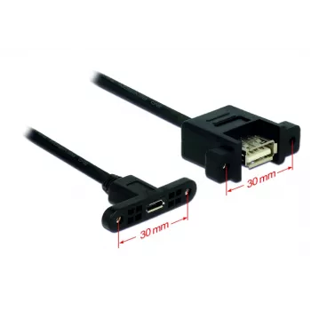 Cavo USB Micro-USB B USB A DeLOCK 85109 0,25 m