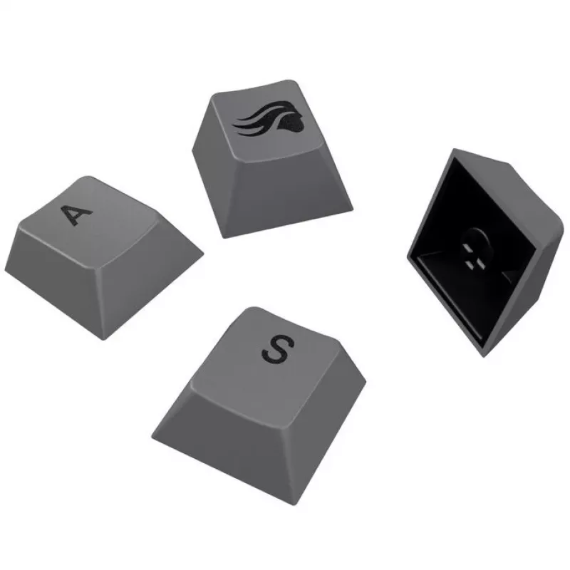 Tasti GLORIOUS GPBT Basics PBT Dye-Sub Armor grigio layout ANSI
