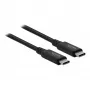 Delock - cavo USB - USB-C (M) a USB-C (M) - USB4 / Thunderbolt 3 / DisplayPort - 20 V - 5 A - 80 cm - supporta Power Delivery 3.0, supporta 8K 60 Hz (7680 x 4320), supporto