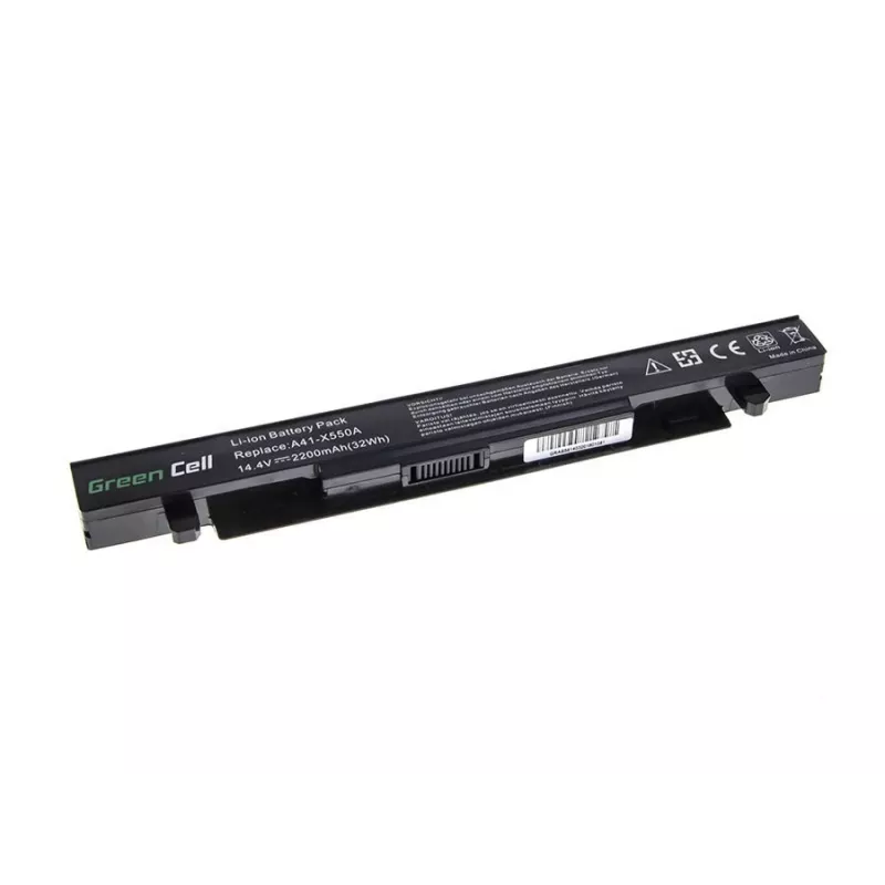 Batteria Green Cell AS58 per laptop ASUS — Li-Ion 2200 mAh, 14.4 V, 4 celle, nero